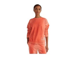 MSRP $115 Ralph Lauren Logo French Terry Pullover Orange Size Large - £32.66 GBP