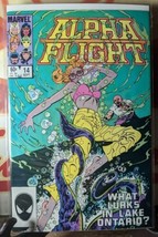 ALPHA FLIGHT # 14 1984 MARVEL COMIC VG NAMOR PROPOSES - £2.86 GBP