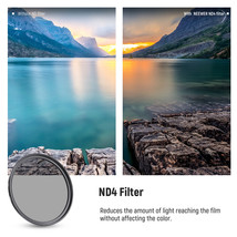 NEEWER 52MM Lens Filter Kit: UV Filter+CPL Filter+ND4 Filter+Filter Pouch - $31.99