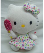 TY Beanie Baby HELLO KITTY W/ LOLLIPOP 6&quot; Plush STUFFED ANIMAL Toy - €12,66 EUR