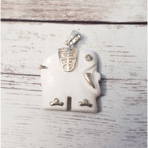 Vintage Elephant Pendant - Stamped 925 - No Chain Included - Tarnished - $15.99