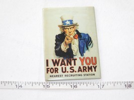Desperate Enterprises &quot;I Want You for U.S. Army&quot; fridge magnet 2 1/8&quot; X 3&quot; - $10.29