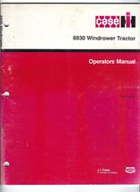 Vintage Case Ih 8830 Windrower Tractor 1988 Operators Manual Rac 9-13481 Ji - £19.41 GBP