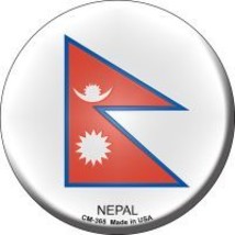 Nepal Country Novelty Circle Coaster Set of 4 - £16.19 GBP
