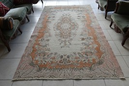 Faded Oushak Rug 9.4x5.2 ft Anatolian Rug Turkish Carpet Boho Floor Rug U21 - £387.26 GBP