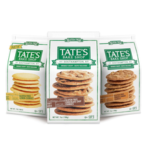Tate&#39;S Bake Shop Gluten Free Cookies Variety Pack, Lemon, Ginger Zinger and Choc - £28.45 GBP