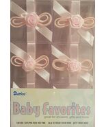 Clear Favor Boxes - Pink Rose (6) - Party Supplies - $2.78