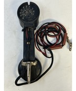Vintage Bell Systems Lineman’s Field Telephone Handset w/ Clip &amp; Cord We... - €17,41 EUR
