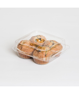 INLINE PLASTICS CORP Surelk Muffincont 7.63X8.06X3.25 Peteclr, 300 CS - $3,770.55 MXN