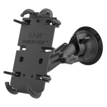 RAM Mount Quick-Grip XL Phone Mount with Twist-Lock Suction Cup RAM-B-166-PD4U - £82.37 GBP