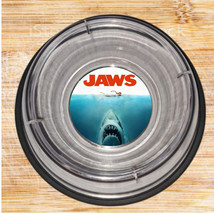 JAWS Shark Movie Snack Cereal Change Dish or Pet Bowl NEW. Clear holds 14oz. - £9.80 GBP