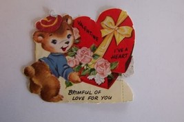 Vintage Valentine&#39;s Day Card - £5.42 GBP