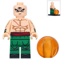 Tien Shinhan Dragon Ball Minifigure Toys Fast Shipping - $7.50