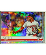 HOT PRISM! JUAN SOTO ROOKIE CUP REFRACTOR 2019 TOPPS CHROME #155 NATIONA... - $149.95