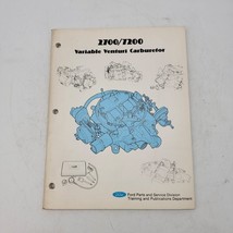 1982 Ford 2700 7200 Variable Venturi Carburetor Manual - $8.99