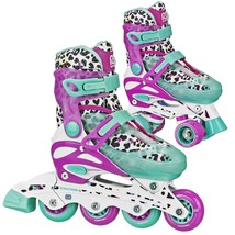 Sprinter Girl&#39;s 2-in-1 Quad Roller and Inline Skates Combo, (Size 3-6) - £108.85 GBP