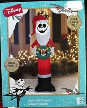 Jack Skellington Nightmare Before Christmas Airblown Inflatable Disney 5.5ft New - $39.99