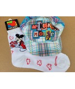 Mickey Mouse Bundle! Vintage NEW socks &amp; a park EXC hat! - £15.75 GBP
