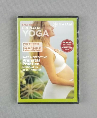 Prenatal Yoga by Shiva Rea (Gaiam DVD, 2003) Pregnancy Workout Exercise Routines - $5.89