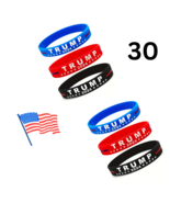30 Lot Top Silicone Bracelets for MAGA 2024: Show Your Support with Perf... - $280.80 MXN