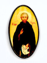 Russian hand painted brooches of religious saints _brooch_10-
show origi... - $11.92