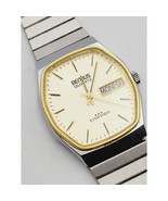 VTG Benrus Citation Watch Men Gold Dial Gold Tone Daydate PARTS ONLY Vtg - $68.37 CAD