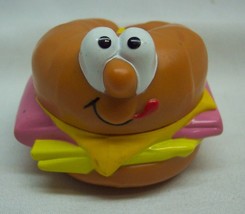 Vintage Burger King Happy Meal Croissant Sandwich Lickety Split Racer Toy Figure - $14.85