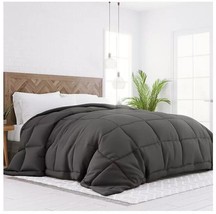 Ienjoy All Season Premium Down-Alternative Comforter, Grey, Full/Queen T4103871 - £46.65 GBP