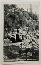 California Building Roads in High Sierras Kings River Project Postcard S18 - £39.19 GBP