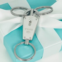 PRISTINE Tiffany &amp; Co 1837 Valet Key Ring Chain in Sterling Silver - $425.00