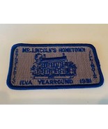 Patch Emblem Logo vtg patches advertising Abraham Lincoln Hometown Presi... - $16.78