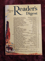 Readers Digest February 1953 Philo Farnsworth Leslie Caron Elliott Roosevelt - £6.47 GBP