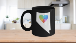 Nevada Mug Black Coffee Cup Las Vegas Desert State Home Tie Dye Love - $22.20+