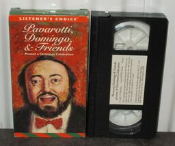 PAVAROTTI DOMINGO Carreras Christmas Celebration VHS Tape Listener&#39;s Choice - €12,61 EUR