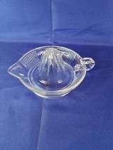 Vintage Heavy Clear Glass Hand Juicer  - $10.39