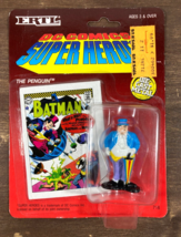 The Penguin 1990 Dc Super Heroes Ertl Die Cast Figure #718 Batman Comics Noc - $12.86