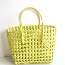Ven shoulder bags portable vegetable basket handbags hand woven bags 2022 fashion solid thumb200
