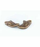 Vintage Birkenstock Mens Size 9 Womens 11 Leather Thong Flip Flop Sandal... - $94.95 CAD
