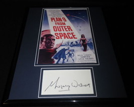 Gregory Walcott Signed Framed 11x14 Plan 9 From Outer Space Poster Display - £69.76 GBP