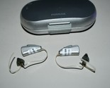 pair of Phonak Audeo Silver Gray hearing aids w1a #2 - £195.39 GBP