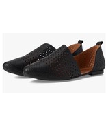 MIZ MOOZ GWENNA WOMEN&#39;S LEATHER SLIP ON  FLATS SHOES BLACK  37EU / 7US  ... - $78.21
