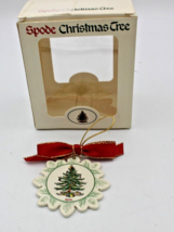 SPODE Christmas Tree Ornament Porcelain Vintage Boxed - £14.82 GBP