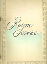 Caesars Palace Hotel Room Service Menu &amp; Door Hangar Menu  Las Vegas Nevada - £50.10 GBP