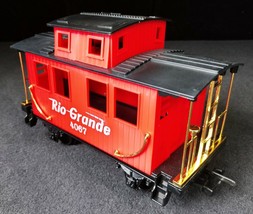 Eztec Silverado Express Rio Grande 4067 G Gauge Red Caboose Train Box Car - $29.69