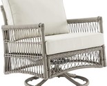 Crosley Furniture KO70431DW-CR Thatcher Outdoor Wicker Swivel Rocker Cha... - $631.99