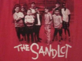 NWT - THE SANDLOT Movie Cast Images Adult Size M Red Short Sleeve Tee - £15.92 GBP