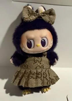 Brown Dress and Bow for Labubu Doll - $27.57 CAD