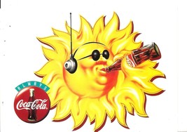 Coca-Cola Postcard Sun being Refreshed 1995 - $2.72