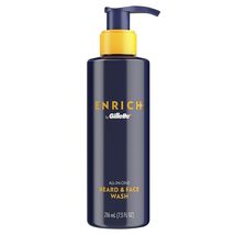 Gillette Enrich Beard &amp; Face Wash for Men - 7.3 fl oz new - $184.68 MXN