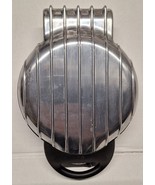 VillaWare Waffle Maker Petite Heart Model 2006 UNO 3 Stainless Steel - $69.00